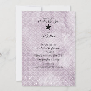 Invitación a la fiesta de cumpleaños de Sirena baj