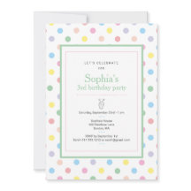 Invitación a la fiesta de cumpleaños de Soft Paste