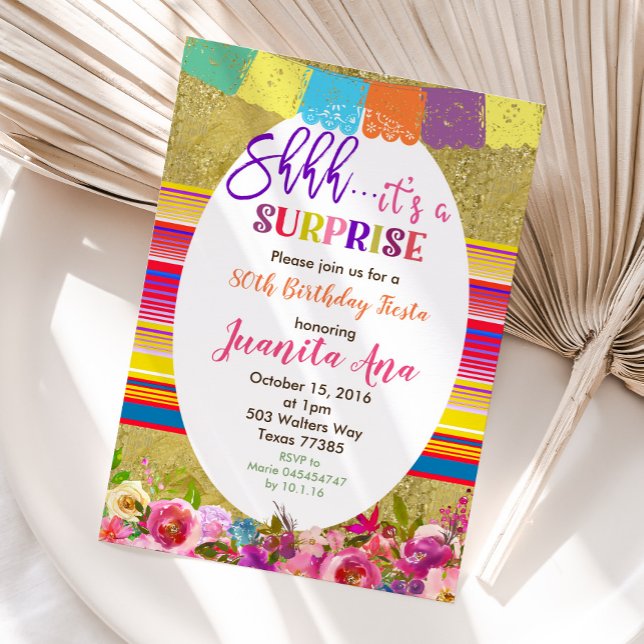 Invitación a la fiesta de cumpleaños de sorpresa m (Subido por el creador)