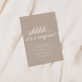 Invitación a la fiesta de cumpleaños de sorpresa p