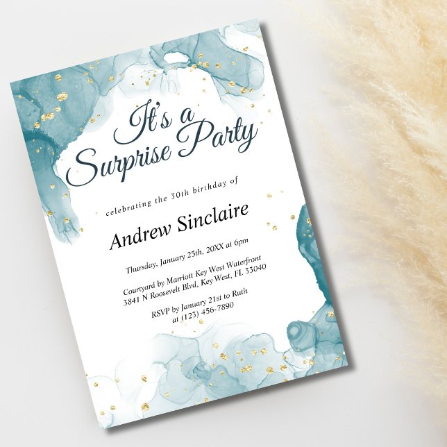Invitación a la fiesta de cumpleaños de sorpresas  (Subido por el creador)