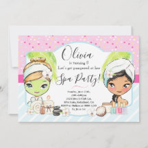 Invitación a la fiesta de cumpleaños de SPA