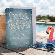 Invitación a la fiesta de cumpleaños de Splash en 