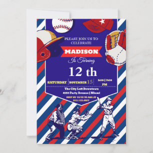 Invitación a la fiesta de cumpleaños de Sports Tic
