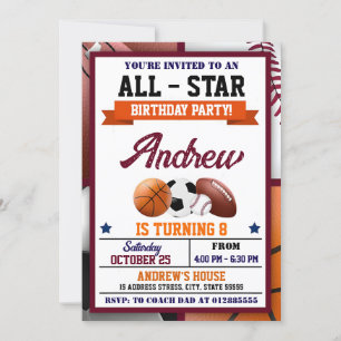 Invitación a la fiesta de cumpleaños de Star Sport