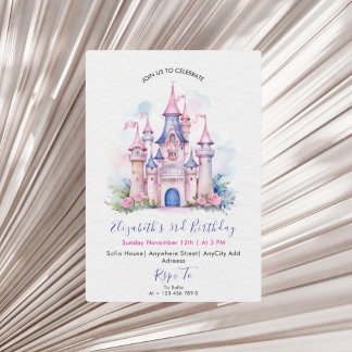 Invitación a la fiesta de cumpleaños de Su Alteza