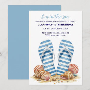Invitación a la fiesta de cumpleaños de Summer Bea