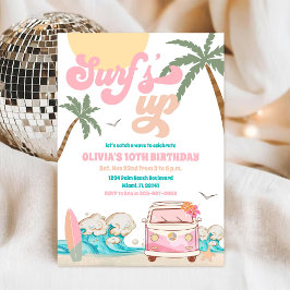 Invitación a la Fiesta de Cumpleaños de Surf