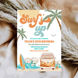 Invitación a la Fiesta de Cumpleaños de Surf