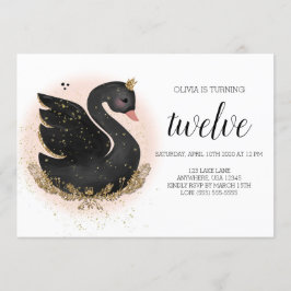 Invitación a la fiesta de cumpleaños de Swan | Neg