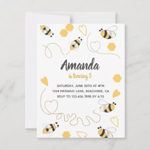 Invitación a la fiesta de cumpleaños de Sweet Litt