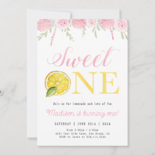 Invitación a la fiesta de cumpleaños de Sweet One 