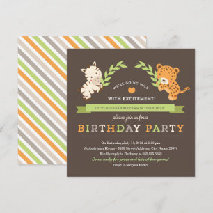 Invitación a la fiesta de cumpleaños de Sweet Safa