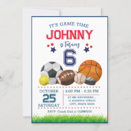 Invitación a la fiesta de cumpleaños de todos los 