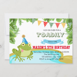 Invitación a la fiesta de cumpleaños de Tom