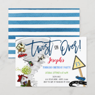 Invitación a la fiesta de cumpleaños de Tornado