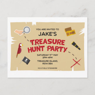 Invitación a la fiesta de cumpleaños de Treasure H