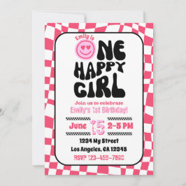 Invitación a la fiesta de cumpleaños de un Chica f