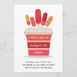 Invitación a la fiesta de cumpleaños de un niño Fi