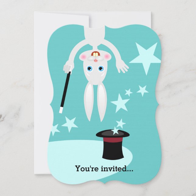 Invitación a la fiesta de cumpleaños de un niño ma (Anverso)