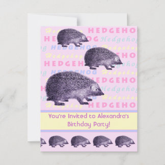 Invitación a la fiesta de cumpleaños de una niña p