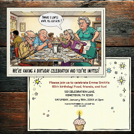 Invitación a la fiesta de cumpleaños de una person