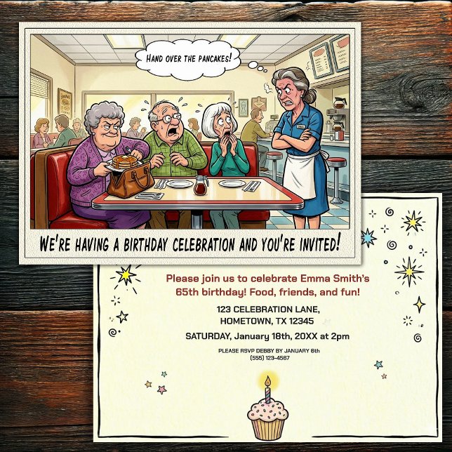 Invitación a la fiesta de cumpleaños de una person (Subido por el creador)