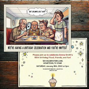 Invitación a la fiesta de cumpleaños de una person