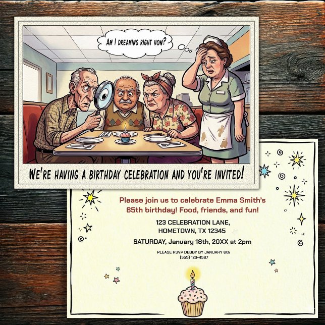Invitación a la fiesta de cumpleaños de una person (Subido por el creador)