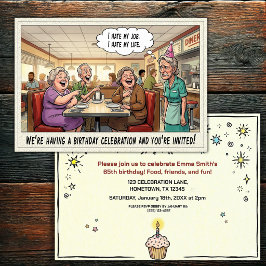 Invitación a la fiesta de cumpleaños de una person