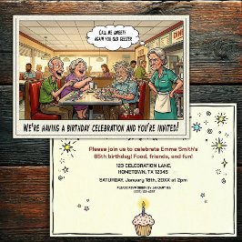 Invitación a la fiesta de cumpleaños de una person