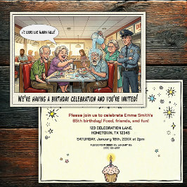 Invitación a la fiesta de cumpleaños de una person