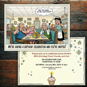 Invitación a la fiesta de cumpleaños de una person