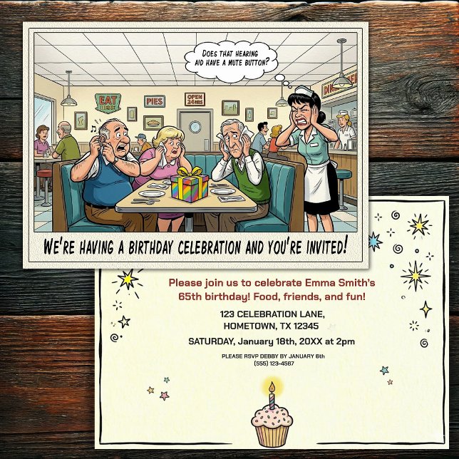 Invitación a la fiesta de cumpleaños de una person (Subido por el creador)