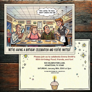 Invitación a la fiesta de cumpleaños de una person