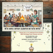 Invitación a la fiesta de cumpleaños de una person