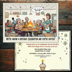 Invitación a la fiesta de cumpleaños de una person