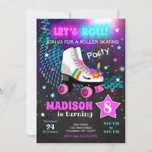 Invitación a la fiesta de cumpleaños de unicornio