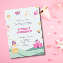 Invitación a la fiesta de cumpleaños de Unicornio
