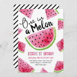 Invitación a la fiesta de cumpleaños de uno en Mel