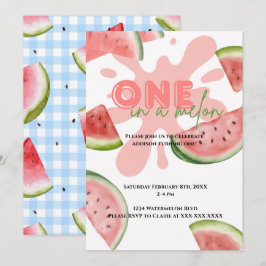 Invitación a la fiesta de cumpleaños de uno en Mel