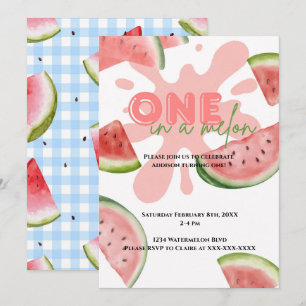 Invitación a la fiesta de cumpleaños de uno en Mel