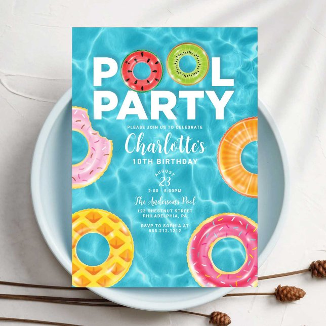 Invitación a la fiesta de cumpleaños de verano en  (Subido por el creador)