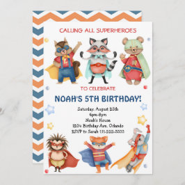Invitación a la fiesta de cumpleaños de Watercolor