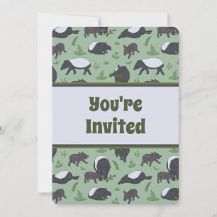 Invitación a la fiesta de cumpleaños de Wild Anima