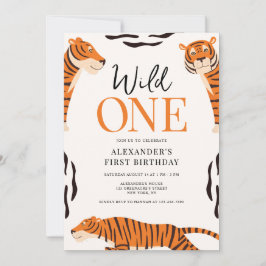 Invitación a la fiesta de cumpleaños de Wild One T