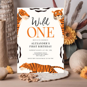 Invitación a la fiesta de cumpleaños de Wild One T