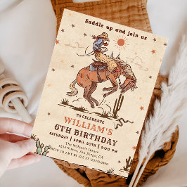 Invitación a la fiesta de cumpleaños de Wild West