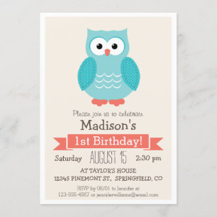 Invitación a la fiesta de cumpleaños de Woodland O