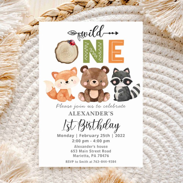 Invitación a la fiesta de cumpleaños de Woodland W (Subido por el creador)